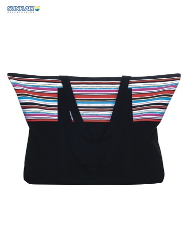 Sunflair Flowers and Stripes 23902 torba plażowa.jpg