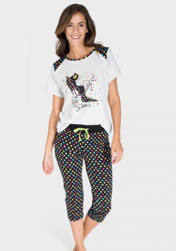 Massana P191215 piżama damska krótki rękaw.jpg