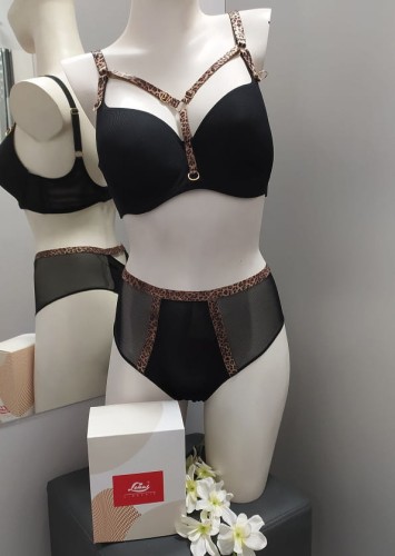 Lemax Savannah 2439 biustonosz spacer z paskami czarny.jpg