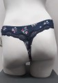 Esprit B8985 stringi granatowe w kwiatuszki tył.jpg