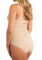 Miraclesuit Zip smooth 2455 figi modelujące wysokie z zamkiem beżowe tył.jpg