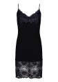 Oh Zuza S004 koszulka nocna damska na cienkich ramiączkach z koronką czarna 2.jpg