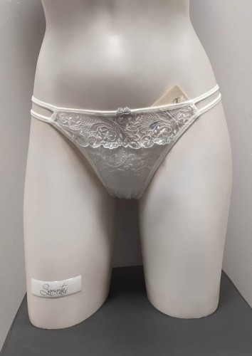 Samanta Marion C0125 stringi z koronką na paskach kremowe.jpg