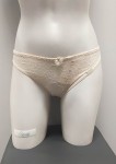 Samanta Sella C0230 beżowe stringi z koronką
