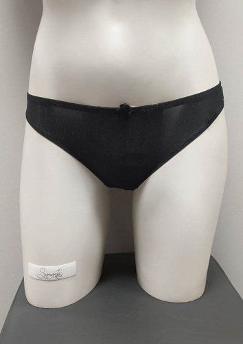 Samanta Jasmin C200 czarne stringi gładkie.jpg