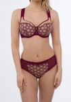 Samanta Boobie A143 rubinowy biustonosz soft