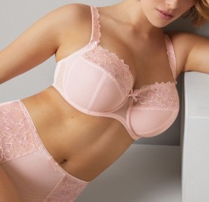 Różowy biustonosz z fiszbinami Anita-Rosa Faja 5253 Suzette